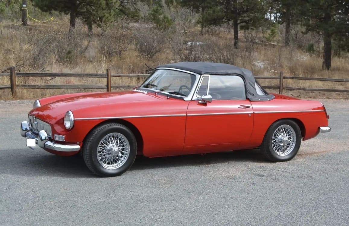1966 MG MGB Roadster, view