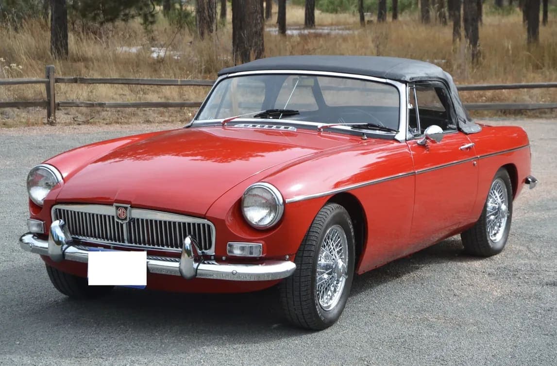 1966 MG MGB Roadster, view