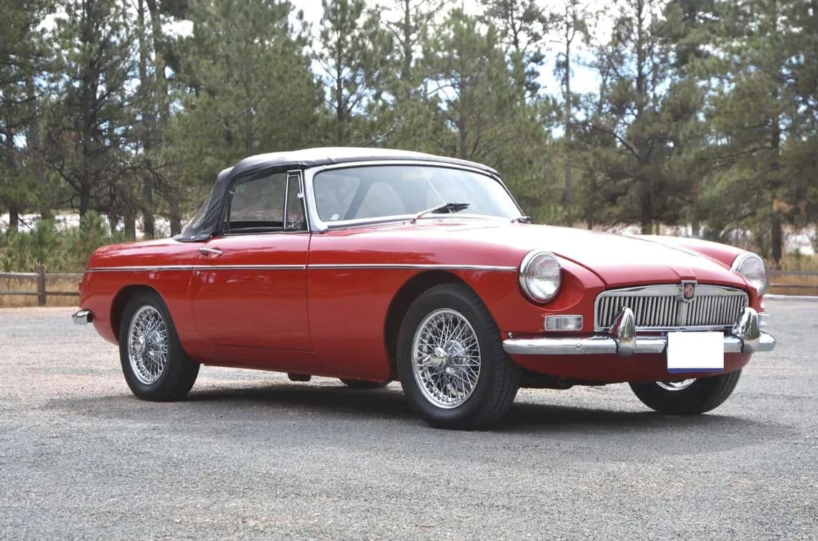 1966 MG MGB Roadster, view