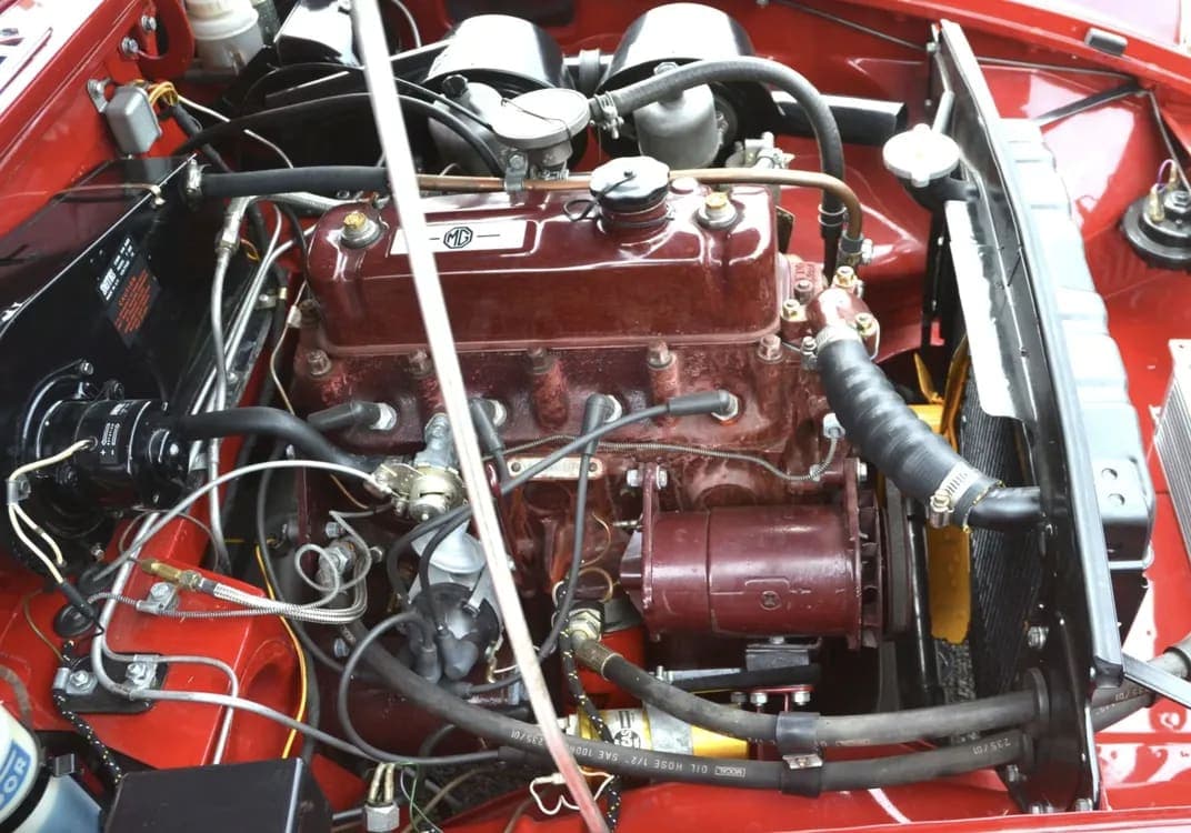 1966 MG MGB Roadster, view