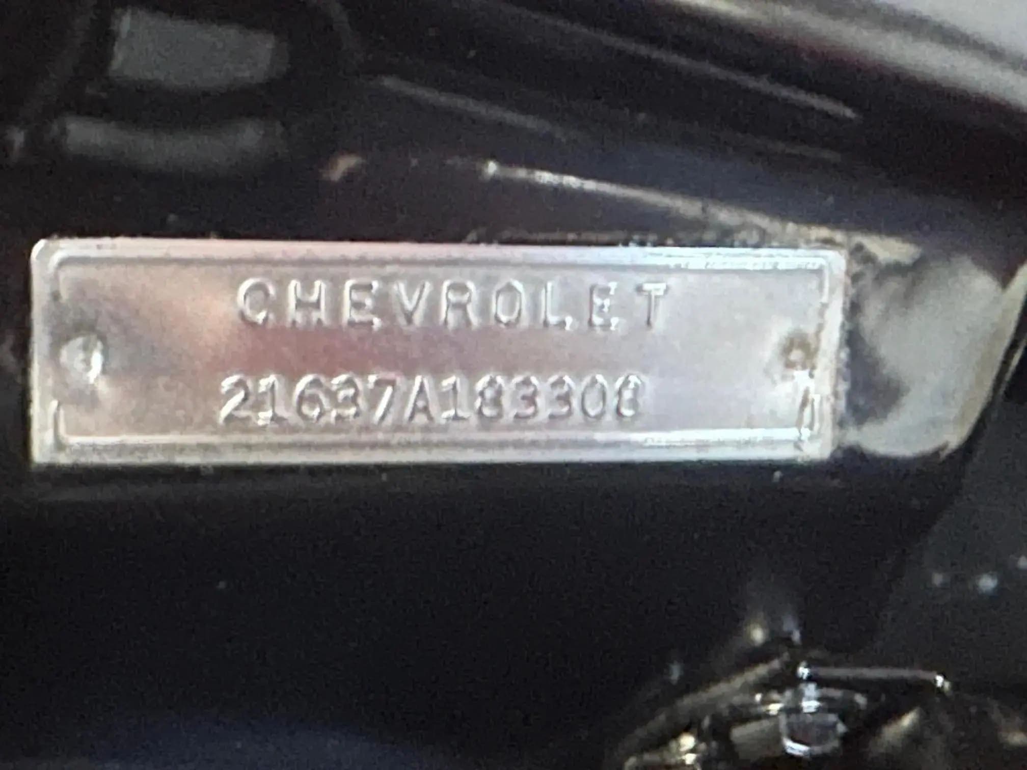 1962 Chevrolet Bel Air Sport Coupe, view